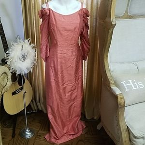 Formal Dupioni Silk gown